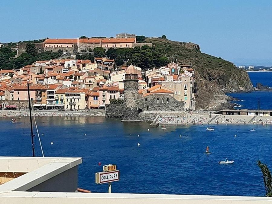 Ferienwohnung Vue Imprenable - Piscine - Parking Prive - Terrasse - Collioure Exterior foto