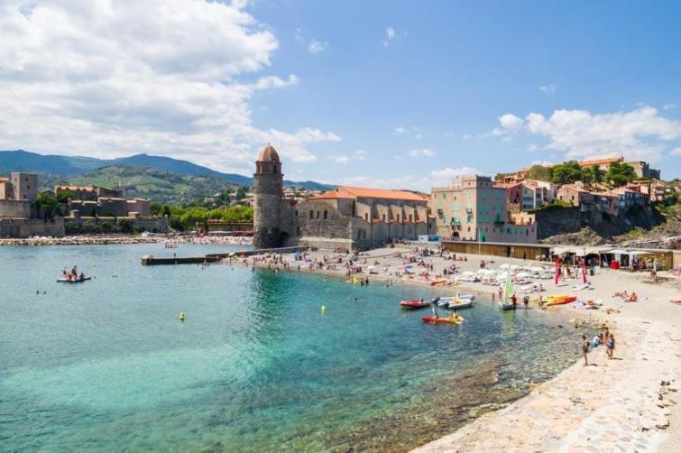 Ferienwohnung Vue Imprenable - Piscine - Parking Prive - Terrasse - Collioure Exterior foto
